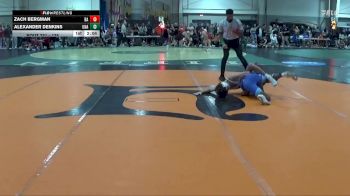 125 lbs Champ. Round 2 - Zach Bergman, Belmont Abbey vs Alexander Denkins, Unattached