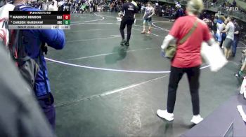 117 lbs Champ. Round 1 - Carsen Hanshaw, Beatrice Wrestling Club vs Maddox Benson, MWC Wrestling Academy