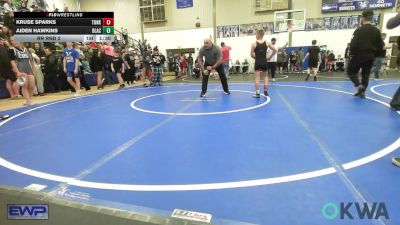 92 lbs Rr Rnd 2 - Kruse Sparks, Tonkawa Takedown Club vs Aiden Hawkins, Blackwell Wrestling Club