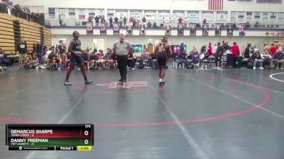 175 lbs Quarters & 1st Wb (16 Team) - Demarcus Sharpe, Johns Creek vs Danny Freeman, Tift County