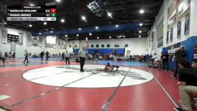 132 Boys Cons. Round 2 - Roman Jimenez, Olympian vs Marellus England, Mt Miguel