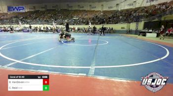 85 lbs Consi Of 16 #2 - Brooks VanDeven, Mustang Bronco Wrestling Club vs Colton Reid, Team Nomad