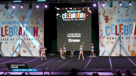 Omni Elite Athletix - Craze [2025 L1.1 Youth - PREP - D2 Day 2] 2025 The Varsity All Star CELEBRATION