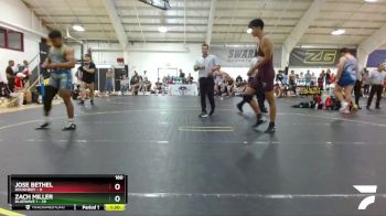 180 lbs Finals (2 Team) - Zach Miller, BlueWave 1 vs Jose Bethel, Doughboy