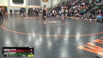 155 lbs Semifinal - Layna DeMoss, Benton Community vs Abigail Chyma, South Tama
