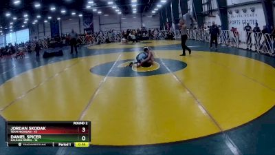 72 lbs Rd# 2 10:30am Friday - Jordan Skodak, Team Michigan vs Daniel Spicer, Nauman Green