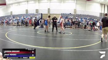 114 lbs Semifinal - Jamison Gregory, MI vs Omar Mendez, IL