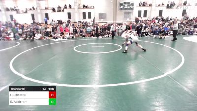 165 lbs Round Of 32 - Leo Pike, Middleborough vs Rhys Adair, Plymouth North