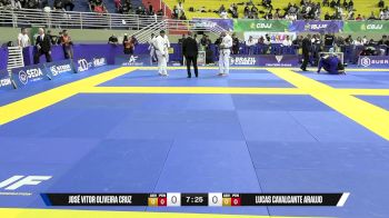 José Vitor Oliveira Cruz vs Lucas Cavalcante Araujo 2025 Brasileiro Jiu-Jitsu IBJJF