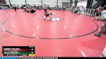 64 lbs Rd# 10- 4:00pm Saturday Final Pool - Rylan Sandoval, Oklahoma Outlaws Red vs Garrett Williams, Minnesota Funky Singlets
