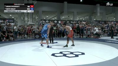 97 kg Champ. Rd Of 32 - Arian Khosravy, California vs Keith Miley, Nyac
