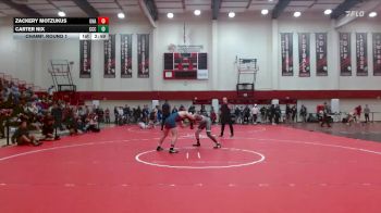 149 lbs Champ. Round 1 - Zackery Motzukus, Unattached vs Carter Nix, Clackamas Community College