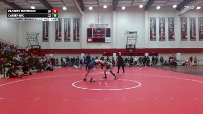 149 lbs Champ. Round 1 - Zackery Motzukus, Unattached vs Carter Nix, Clackamas Community College