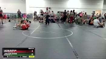 113 lbs Round 6 (8 Team) - Jaeczar Evans, Myland WA vs Jacob Buffum, Front Royal WC