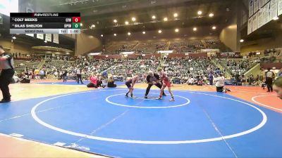 64 lbs Semifinal - Colt Meeks, Cyclone Youth Wrestling vs Silas Shelton, Benton Parks Youth Wrestling