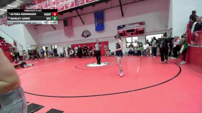 HS 140 lbs Champ. Round 1 - Marley Lewis, SOUTHMOORE vs Alyssa Rodriguez, Lubbock Cooper