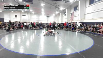 96 lbs Round Robin 2 - Caden Cunningham, PA Titan Wrestling Club - HS vs Carter Snyder, Faust Wrestling Club - HS
