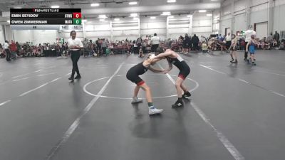 68 lbs Round 5 (6 Team) - Owen Zimmerman, Mat Assassins vs Emin Seyidov, CTWHALE Green