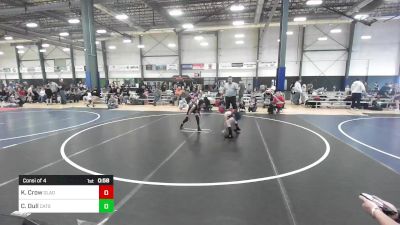 72 lbs Consi Of 4 - Kaitlyn Crow, Gladiator Wrestling vs Callie Dull, Cats Wrestling Club