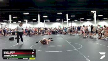 56 lbs Round 5 (8 Team) - Arman Bassiri, Mat Troopers vs GWEN GROSS, 84 Athletes