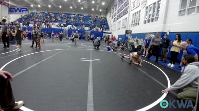 Quarterfinal - Hunter Day, Choctaw Ironman Youth Wrestling vs Jayci Thompson, Little Axe Takedown Club