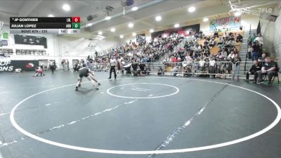 120 lbs 5th Place Match - Jp Gonthier, Laguna Hills vs Julian Lopez, Arroyo