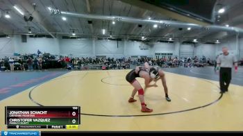 150 lbs Cons. Round 3 - Christofer Vazquez, Pueblo County vs Jonathan Schacht, Cheyenne Mountain