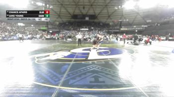 Boys 3A 138 lbs Cons. Round 4 - Luke Young, Gig Harbor vs Chance Aparis, Silas
