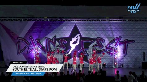 Lake Country Dance Studio - Youth Elite All Stars Pom [2025 Youth - Pom - Small Day] 2025 DanceFest Grand Nationals
