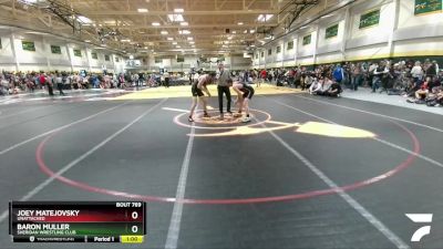 157 lbs Round 2 - Joey Matejovsky, Unattached vs Baron Muller, Sheridan Wrestling Club