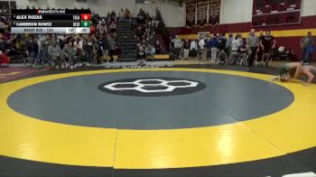 120 lbs Cons. Semi - Alex Rozas, Teurlings Catholic vs Cameron Sontz, Delbarton