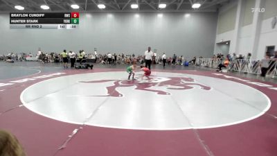 60 lbs Rr Rnd 2 - Braylon Cundiff, Reaper Wrestling Club - EL vs Hunter Stark, Yorktown Wrestling Club - EL