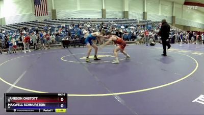 102 lbs Cons. Round 1 - Jameson Onstott, MI vs Maxwell Schnurstein, MI