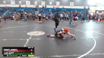 61/64 Round 2 - Emmitt Jarrett, Eastside Youth Wrestling vs Luke Glenn, Nations Ford