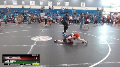 61/64 Round 2 - Emmitt Jarrett, Eastside Youth Wrestling vs Luke Glenn, Nations Ford