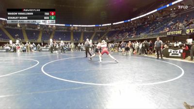 167 lbs 3rd Place - Mason VanAllman, Tyrone vs Stanley Boris, Mahanoy Area