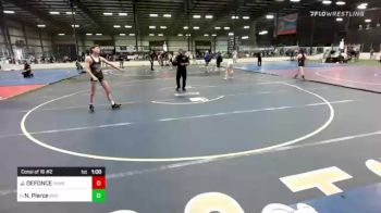 120 lbs Consi Of 16 #2 - Jesse DEFONCE, Danbury WC vs Nick Pierce, BWC VT