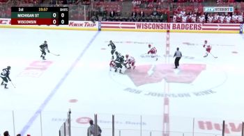2018 Michigan State vs Wisconsin | Big Ten Men's Hockey