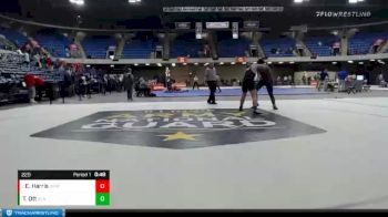 220 lbs Cons. Round 2 - Eric Harris, Oak Park River Forest vs Tyler Ott, Glenbard North