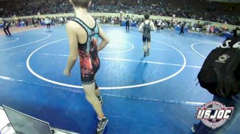 106 lbs Quarterfinal - Canaan Brummett, Chickasha Youth Wrestling vs Vann Stubblefield, Piedmont