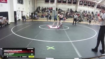 184 lbs Semifinal - Kyle Homet, Life University vs Jonathon Paramore, Reinhardt University (GA)