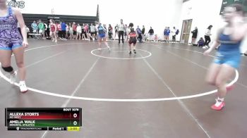 130 lbs Quarterfinal - Allexa Storts, MO West vs Amelia Walk, Immortal Athletics