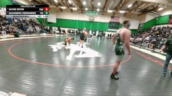 215 lbs Quarterfinal - Jacob Eaton, Powell vs Alejandro Hernandez, Pinedale