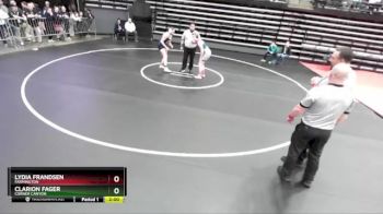 6A 170 lbs Semifinal - Clarion Fager, Corner Canyon vs Lydia Frandsen, Farmington