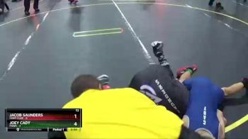 72 lbs Round 2 (6 Team) - Joey Cady, POWA vs Jacob Saunders, Fight Club