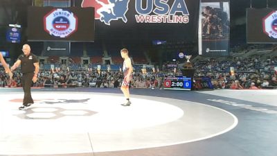 100 lbs Champ. Rd Of 32 - Elijah McKalsen, Pennsylvania vs Dustin Alvarado, Colorado