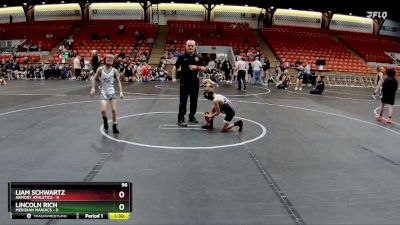 56 lbs Round 7 (8 Team) - Trenton Maloney, Armory Athletics vs Owen McCombs, Pursuit WC