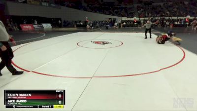 3A-132 lbs Quarterfinal - Jace Harris, Pleasant Hill vs Kaden Haugen, Santiam Christian