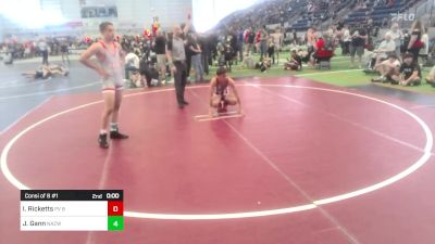 144 lbs Consi Of 8 #1 - Izak Ricketts, PV Bighorns vs Jonah Gann, NAZW