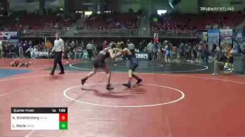 109 lbs Quarterfinal - Kristen Schellenberg, Nebraska Wrestling Academy vs Lucas Royle, GI Grapplers